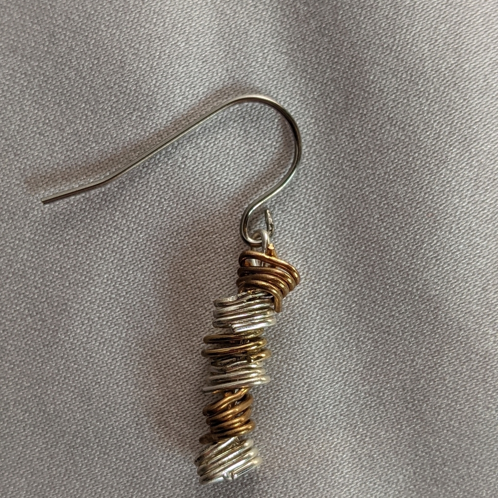 Handmade Twisted Wire Earrings